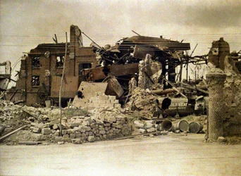 Ruins of the distillery, Cuffies, Aisne, France, 1917
